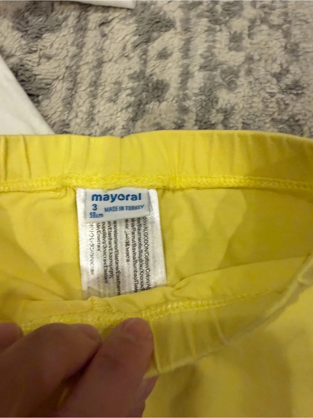 Mayoral White & Yellow Lemon Graphic Pajama Set